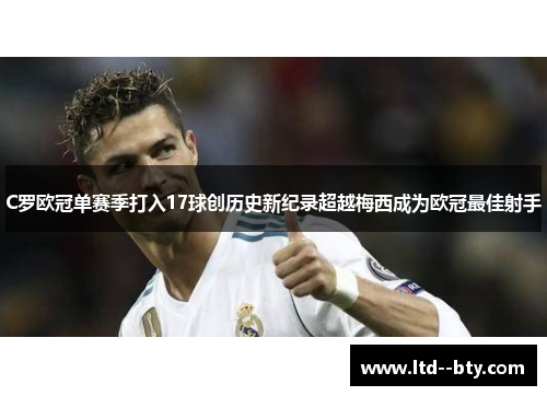 C罗欧冠单赛季打入17球创历史新纪录超越梅西成为欧冠最佳射手